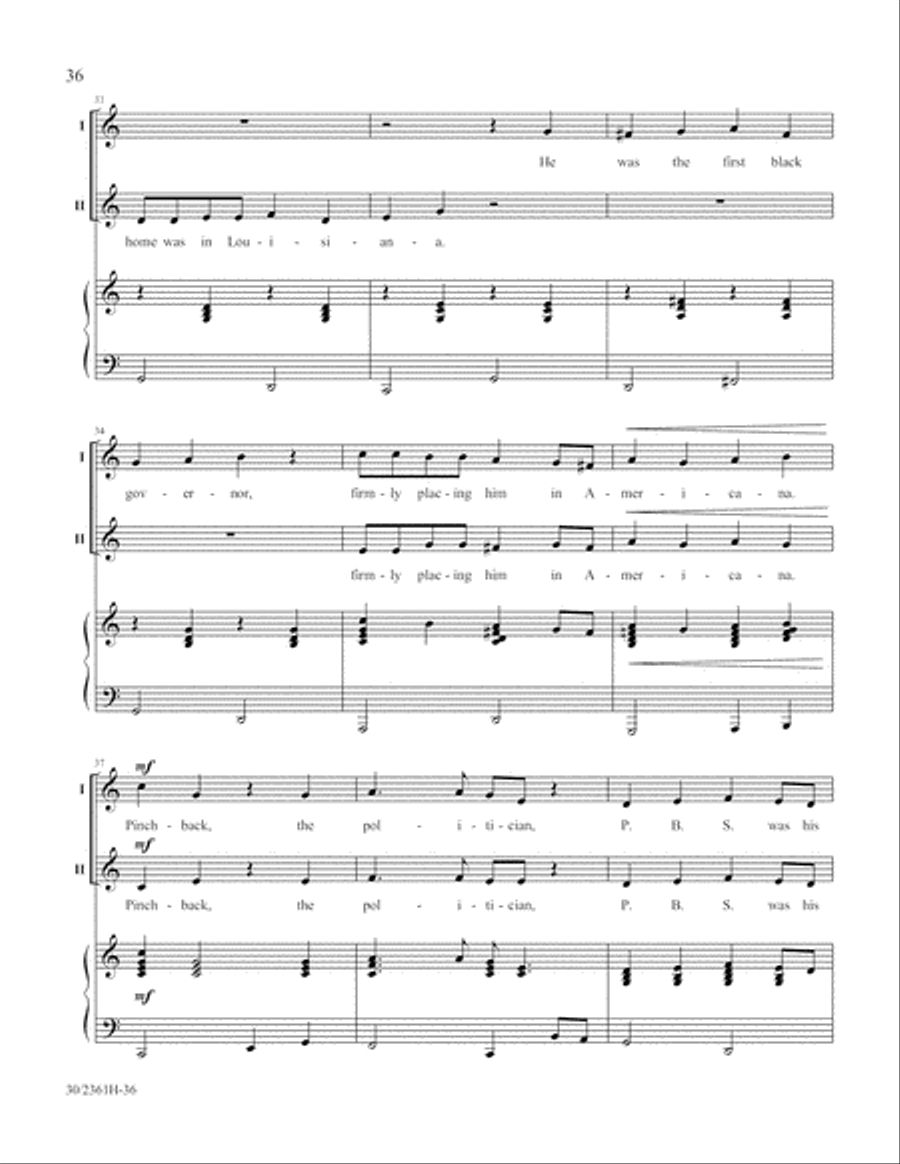 Ten Who Counted 2-Part scores gallery preview page 37