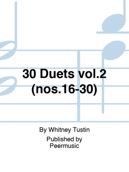 30 Duets vol.2 (nos.16-30)