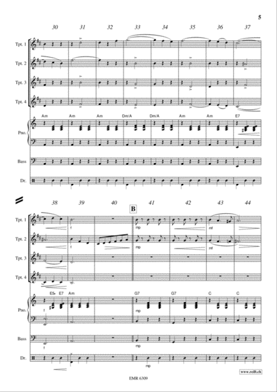 Donauwellen Trumpet scores gallery preview page 5