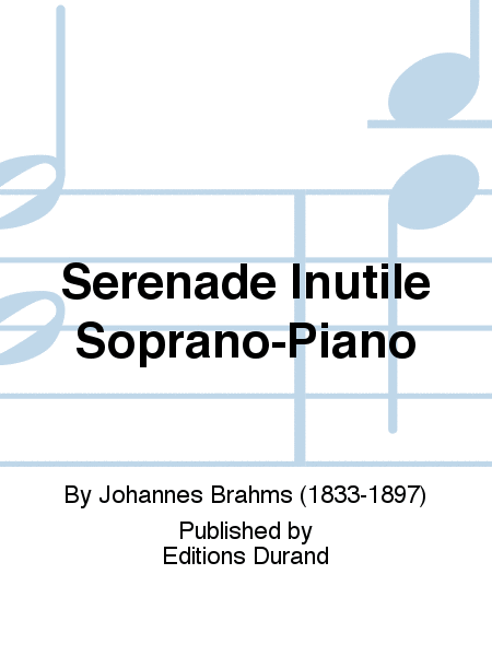 Serenade Inutile Soprano-Piano