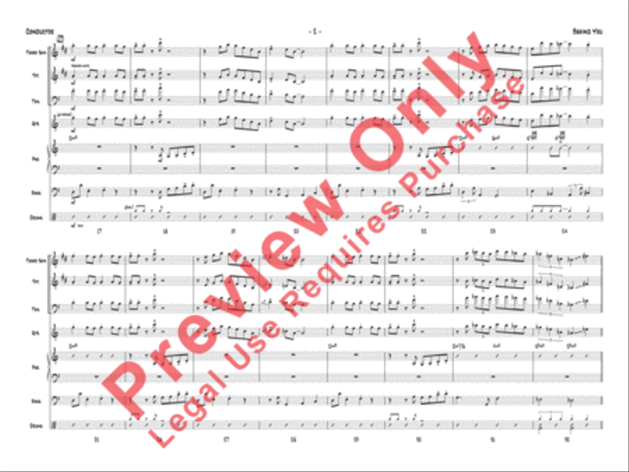 Behind You Jazz Ensemble scores gallery preview page 3