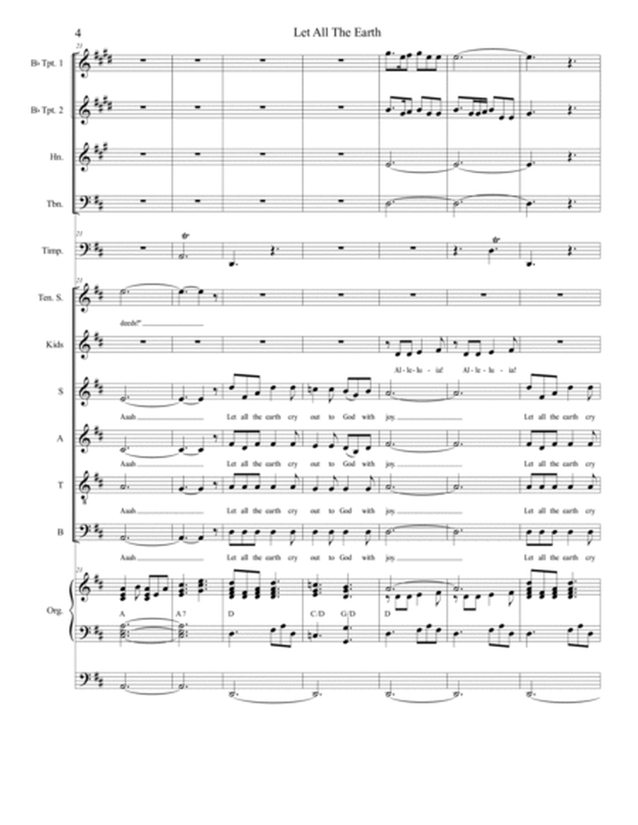 Let All The Earth (SATB divisi) image number null