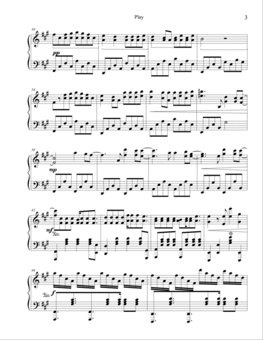 Play Play Piano Solo scores gallery preview page 3