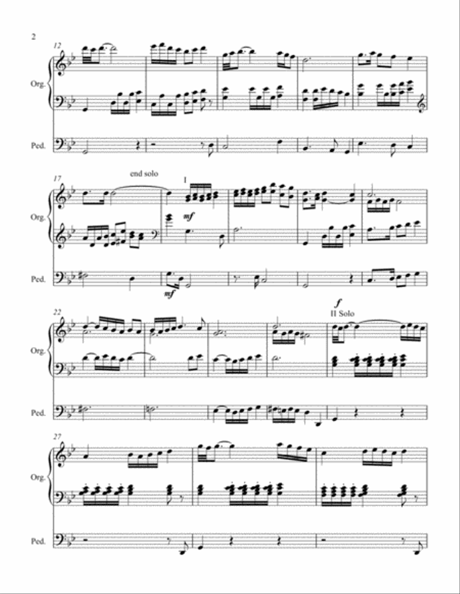 Fandango Fandango Organ Solo scores gallery preview page 2