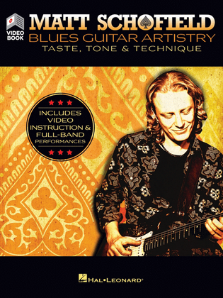 Book cover for Matt Schofield - Blues Guitar Artistry: Taste, Tone & Technique
