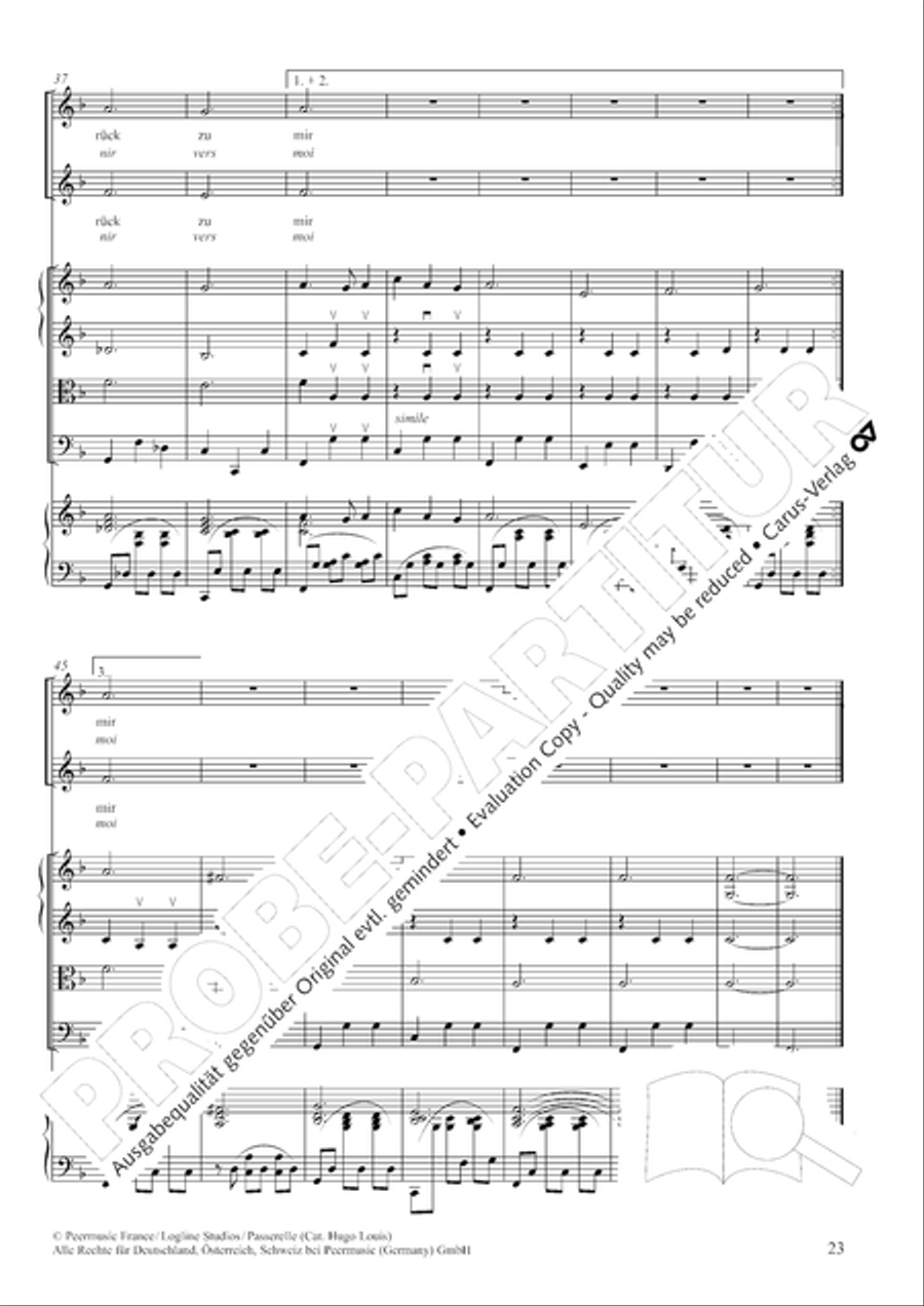 Die Kinder des Monsieur Mathieu (arr. R. Butz) chorissimo! Score scores gallery preview page 24