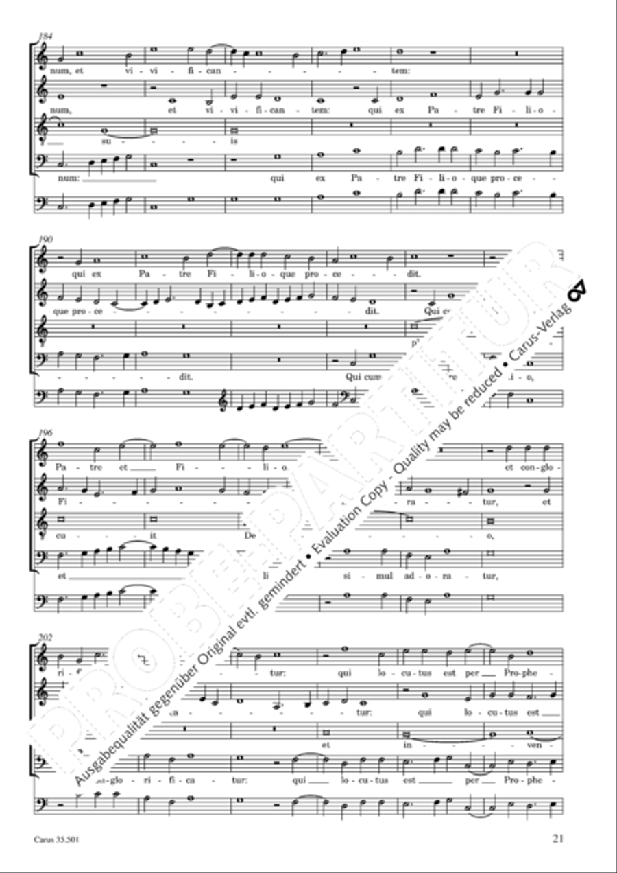 Palestrina: Masses and individual movements Score scores gallery preview page 36