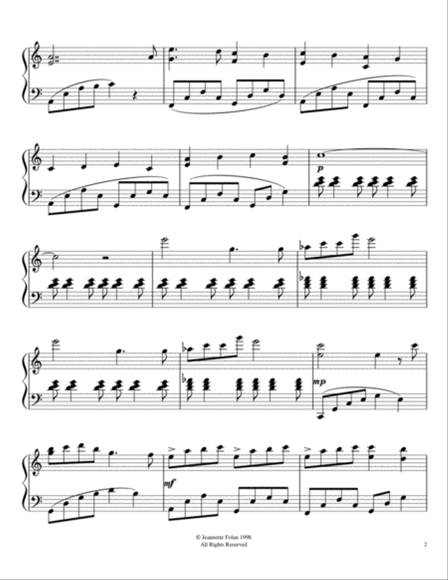 Daydreams Piano Solo scores gallery preview page 2