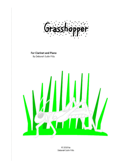 Grasshopper for solo Clarinet with Piano Accompaniment image number null