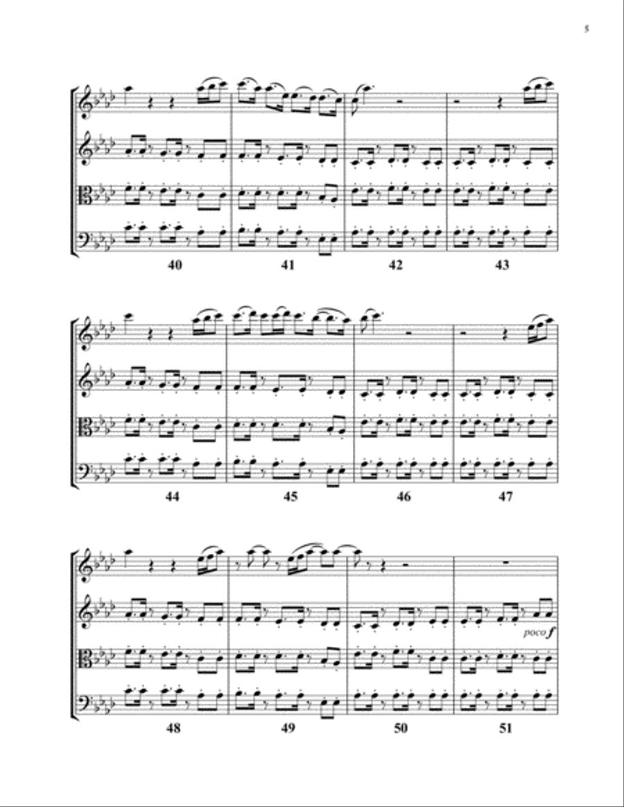What About Us (from the Netflix series Bridgerton) - Full Score String Quartet scores gallery preview page 4