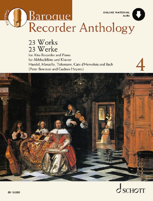 Book cover for Baroque Recorder Anthology