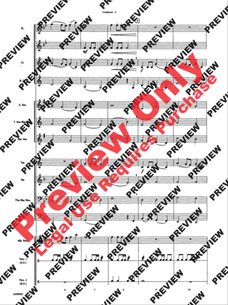 Then Come the Heroes Then Come the Heroes Concert Band scores gallery preview page 4