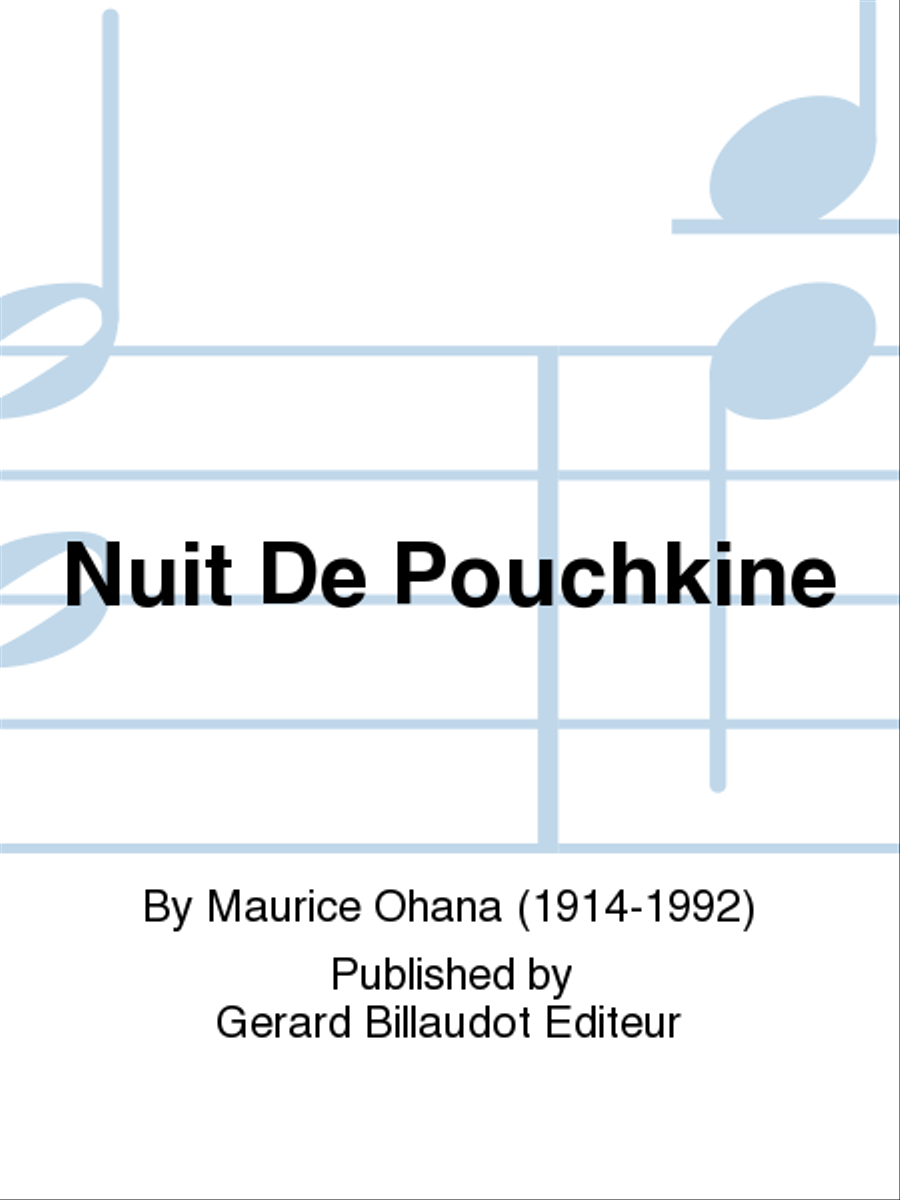 Nuit De Pouchkine