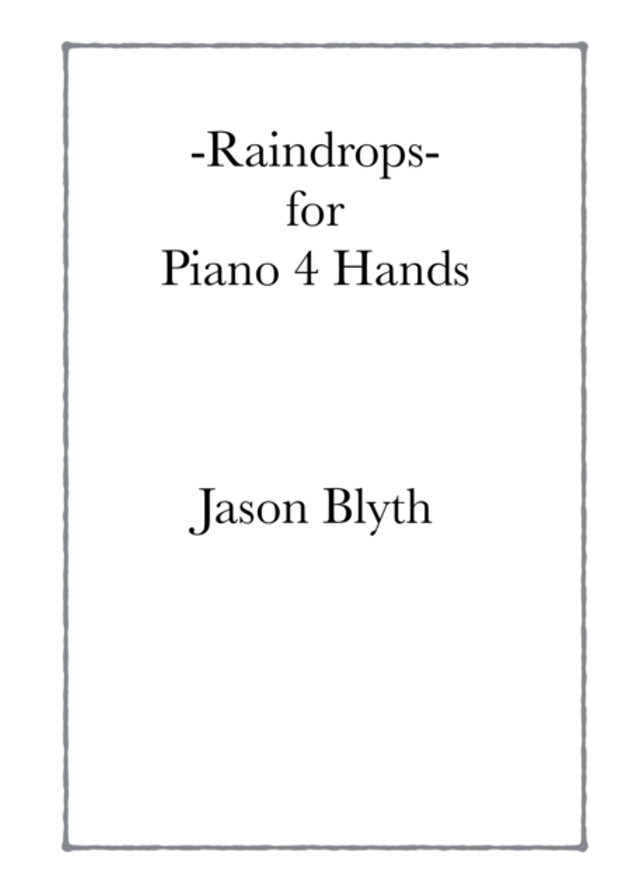 Raindrops Piano scores gallery preview page 1