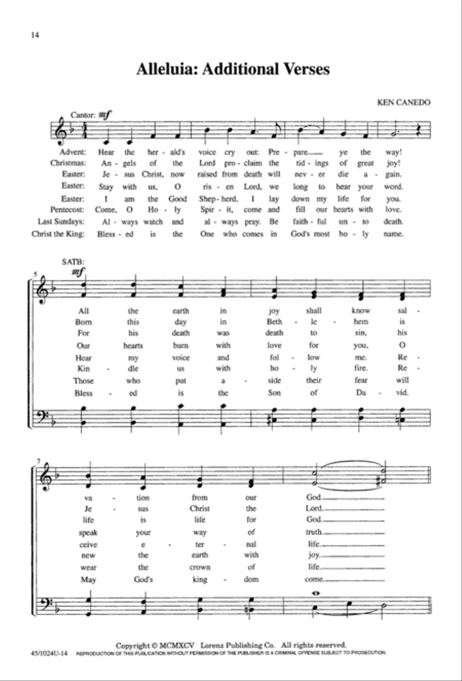 Mass of Compassion Mass of Compassion 4-Part scores gallery preview page 14