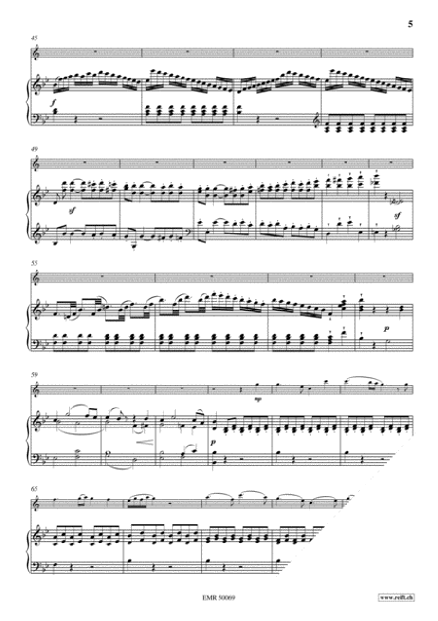Grand Concerto Clarinet Solo scores gallery preview page 6