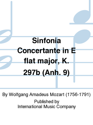 Book cover for Sinfonia Concertante In E Flat Major, K. 297B (Anh. 9) (Orig. For Piano & Woodwinds)