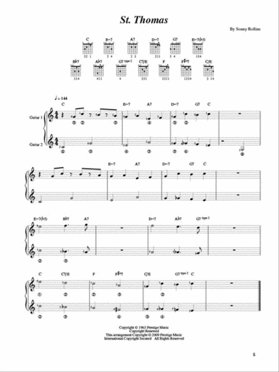 A Modern Method for Guitar – Jazz Songbook, Vol. 1 Electric Guitar scores gallery preview page 3