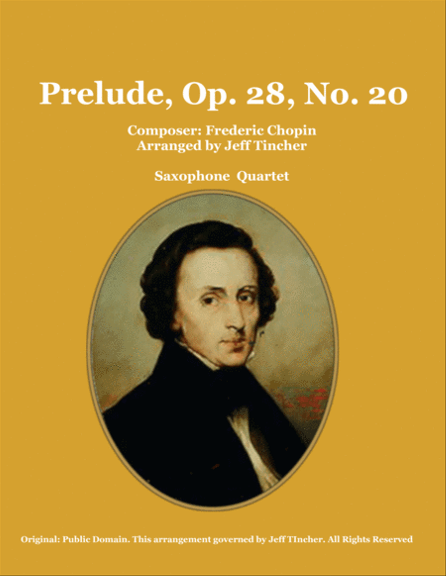 Prelude, Op. 28, No. 20 Woodwind Quartet scores gallery preview page 1