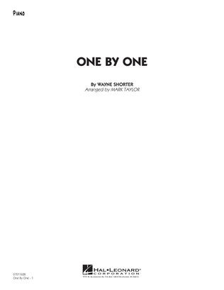 Book cover for One by One - Piano