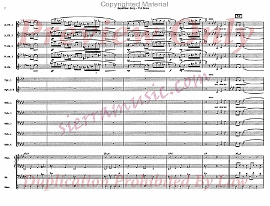 September Song Jazz Ensemble scores gallery preview page 8