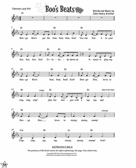 Kazoo-Boo Songs 1 Songbook image number null