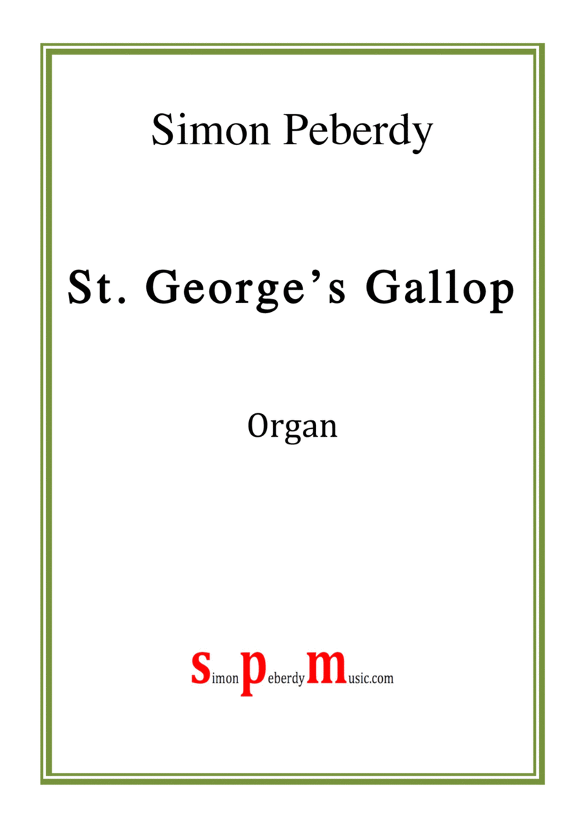 St. George's Gallop for Organ by Simon Peberdy image number null