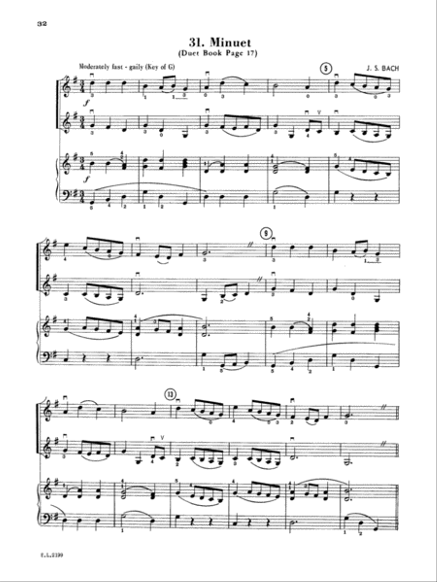 Beautiful Music for Two String Instruments, Book 1 Chamber Orchestra scores gallery preview page 3