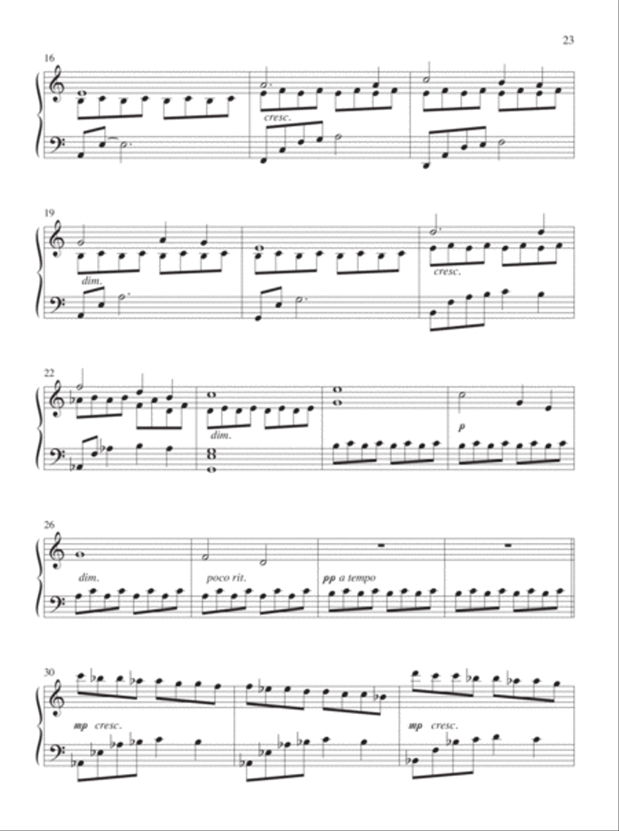 A Still and Silent Night A Still and Silent Night Piano Solo scores gallery preview page 11
