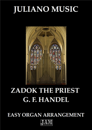 Book cover for ZADOK THE PRIEST (EASY ORGAN) - G. F. HANDEL