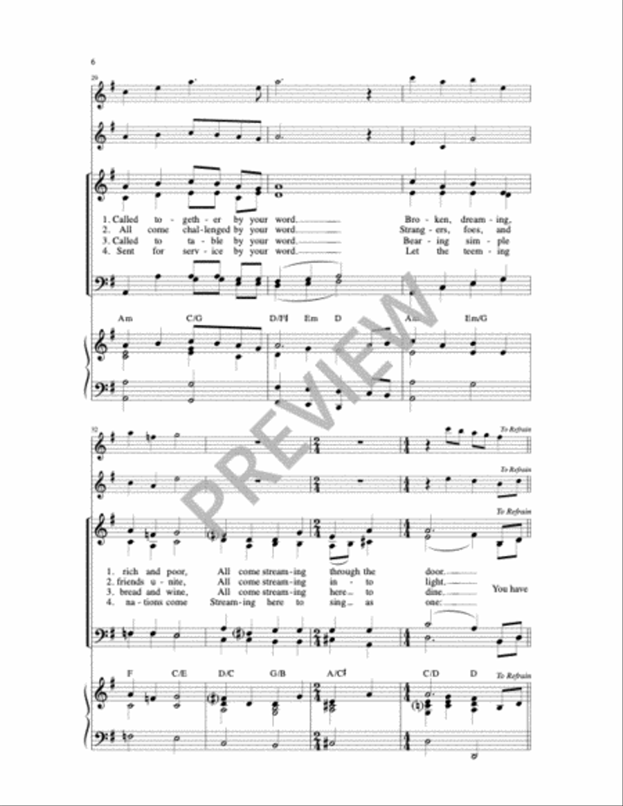 You Have Built Your House 4-Part scores gallery preview page 8