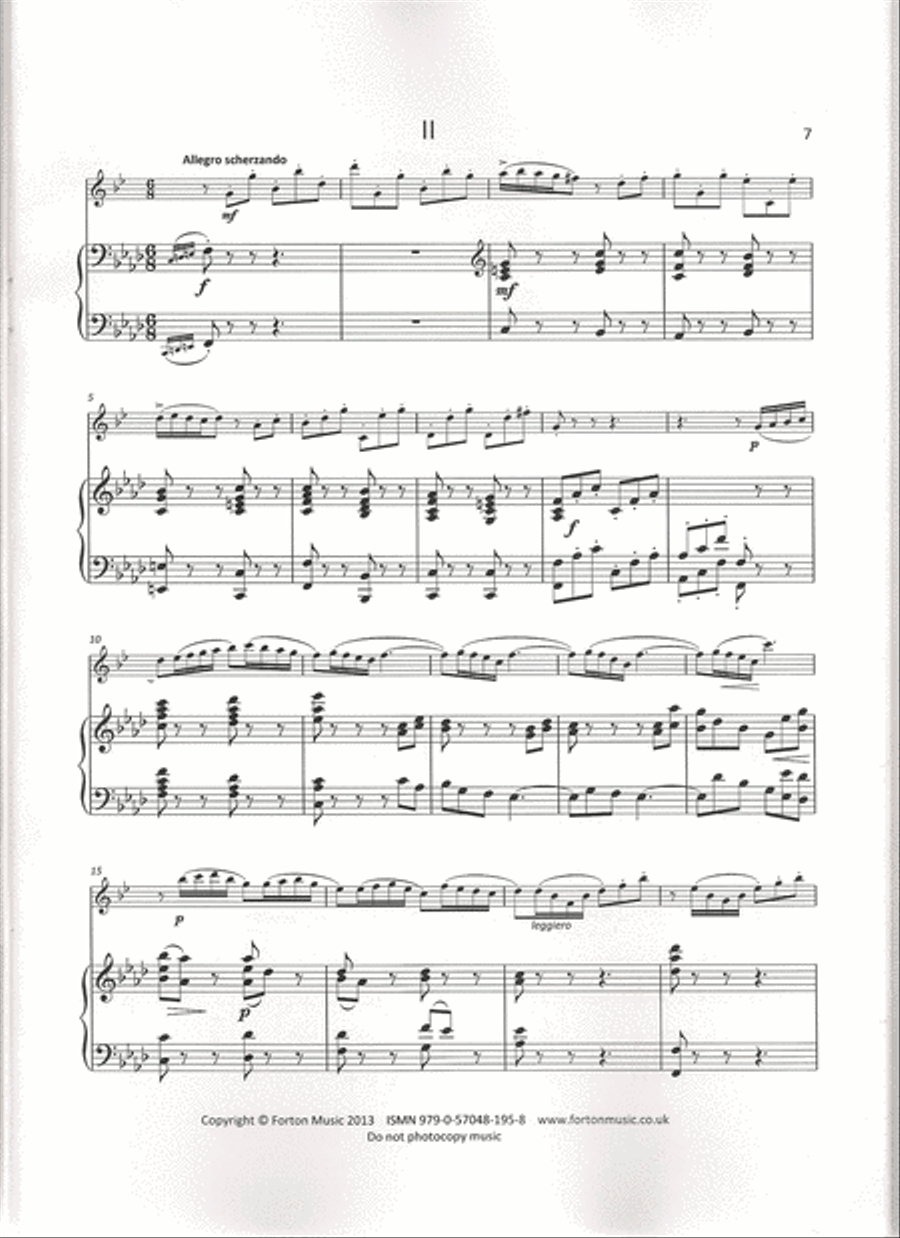 Sonata Op. 168 Tenor Saxophone scores gallery preview page 4