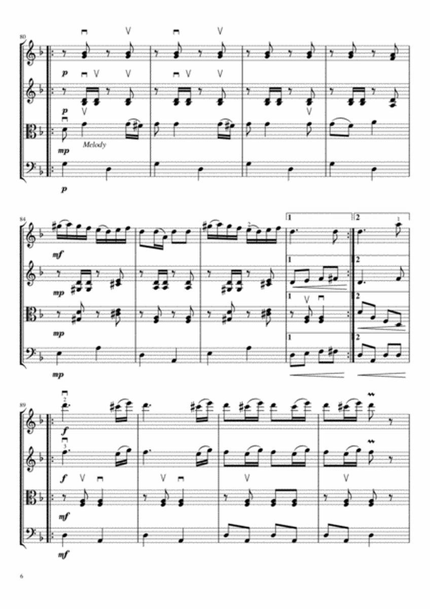 Tumbalalaika Kolomeyke (String Quartet) image number null