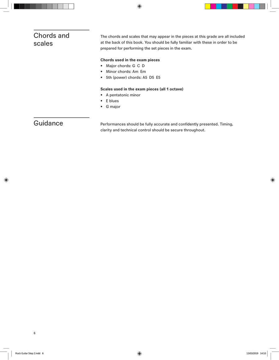 LCME Rock Guitar Handbook 2019 - Step 2 Electric Guitar scores gallery preview page 6
