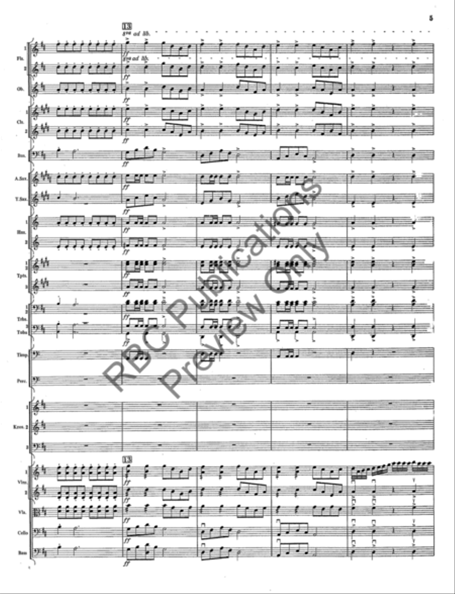 Concerto Gross Orchestra Full Orchestra scores gallery preview page 6
