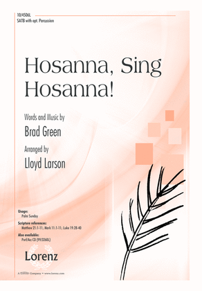 Book cover for Hosanna, Sing Hosanna!
