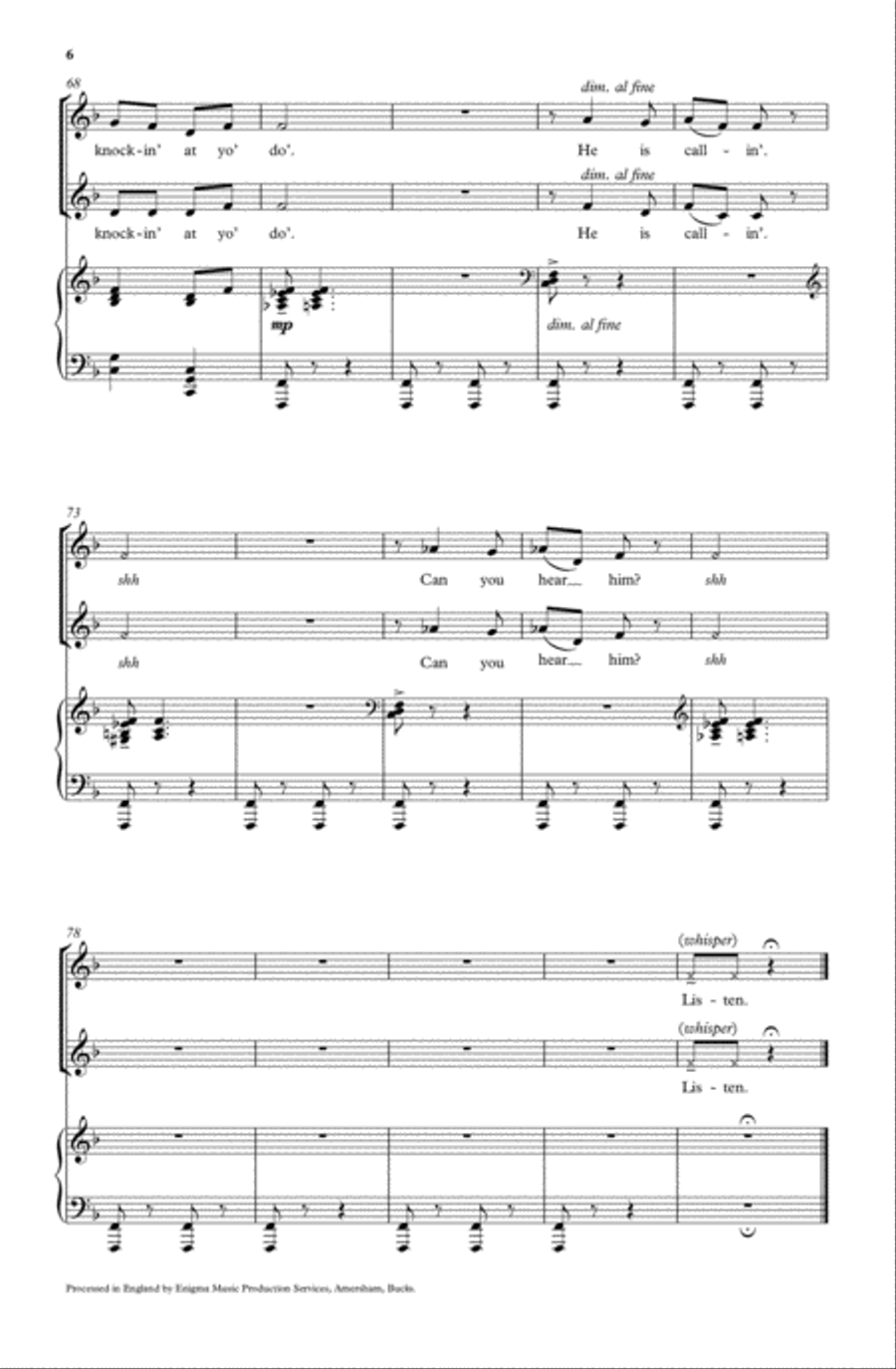 Somebody's knockin' at yo' do' SA scores gallery preview page 5