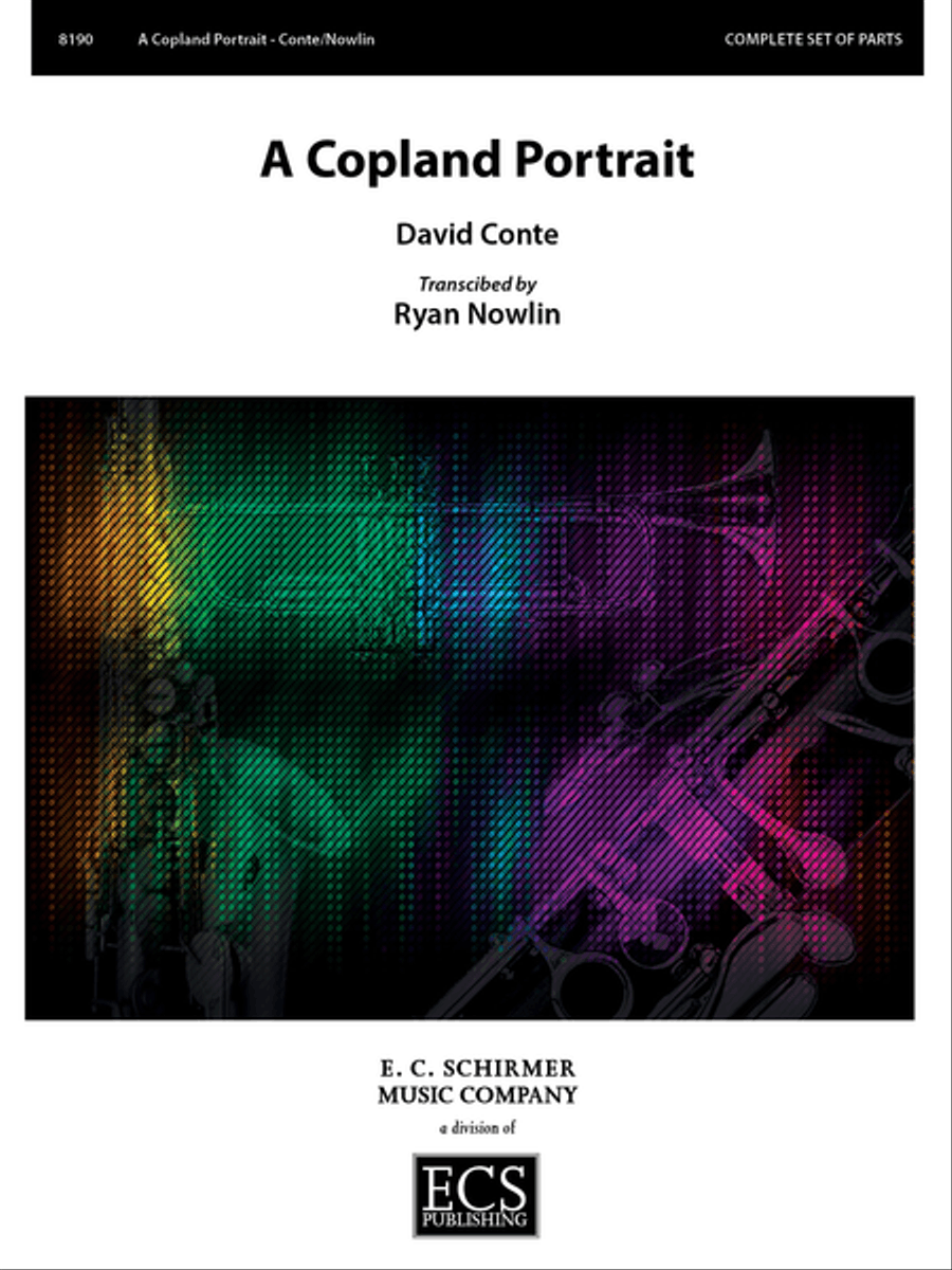 A Copland Portrait Concert Band scores gallery preview page 1