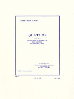 Quartet (saxophones)