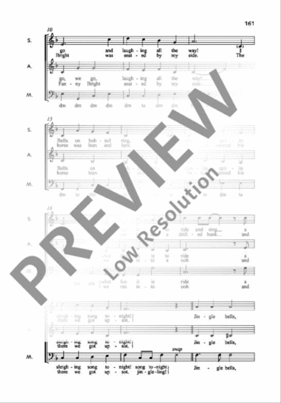 Jingle Bells Jingle Bells Mixed Choir scores gallery preview page 3