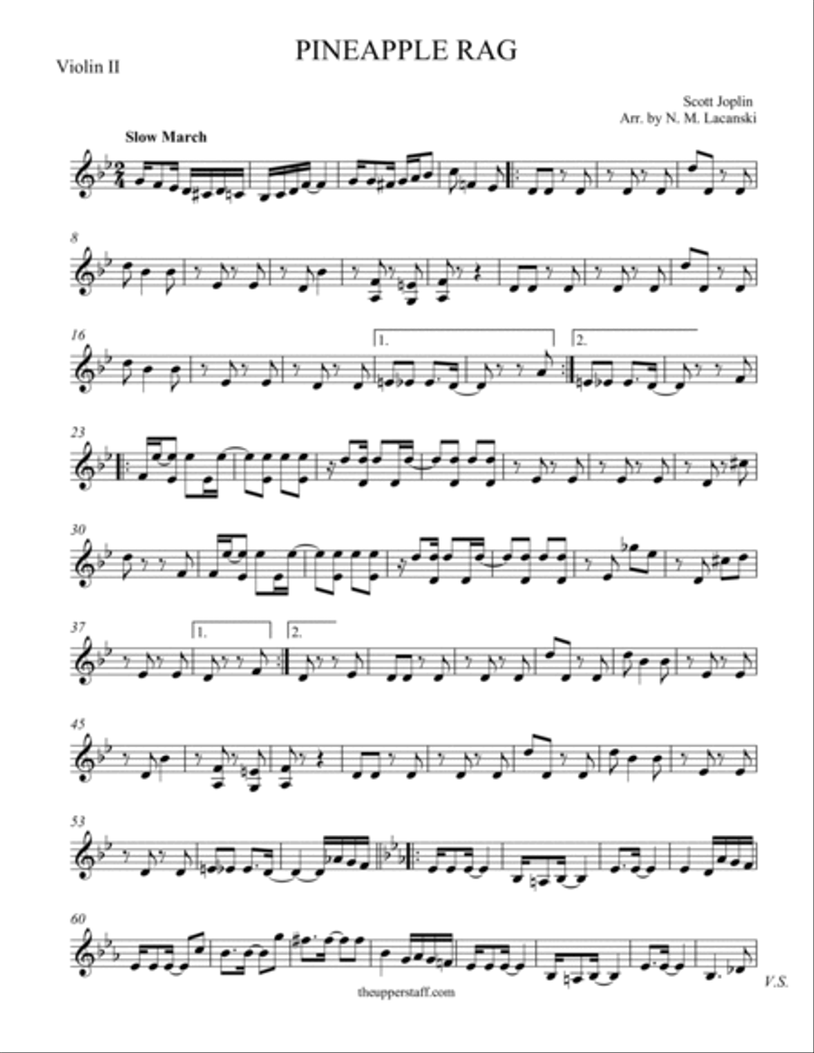 Pineapple Rag Pineapple Rag String Quartet scores gallery preview page 3