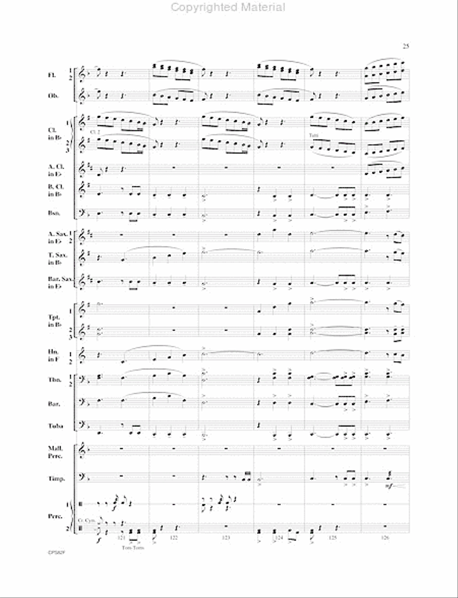 Highland Celebration Concert Band scores gallery preview page 26