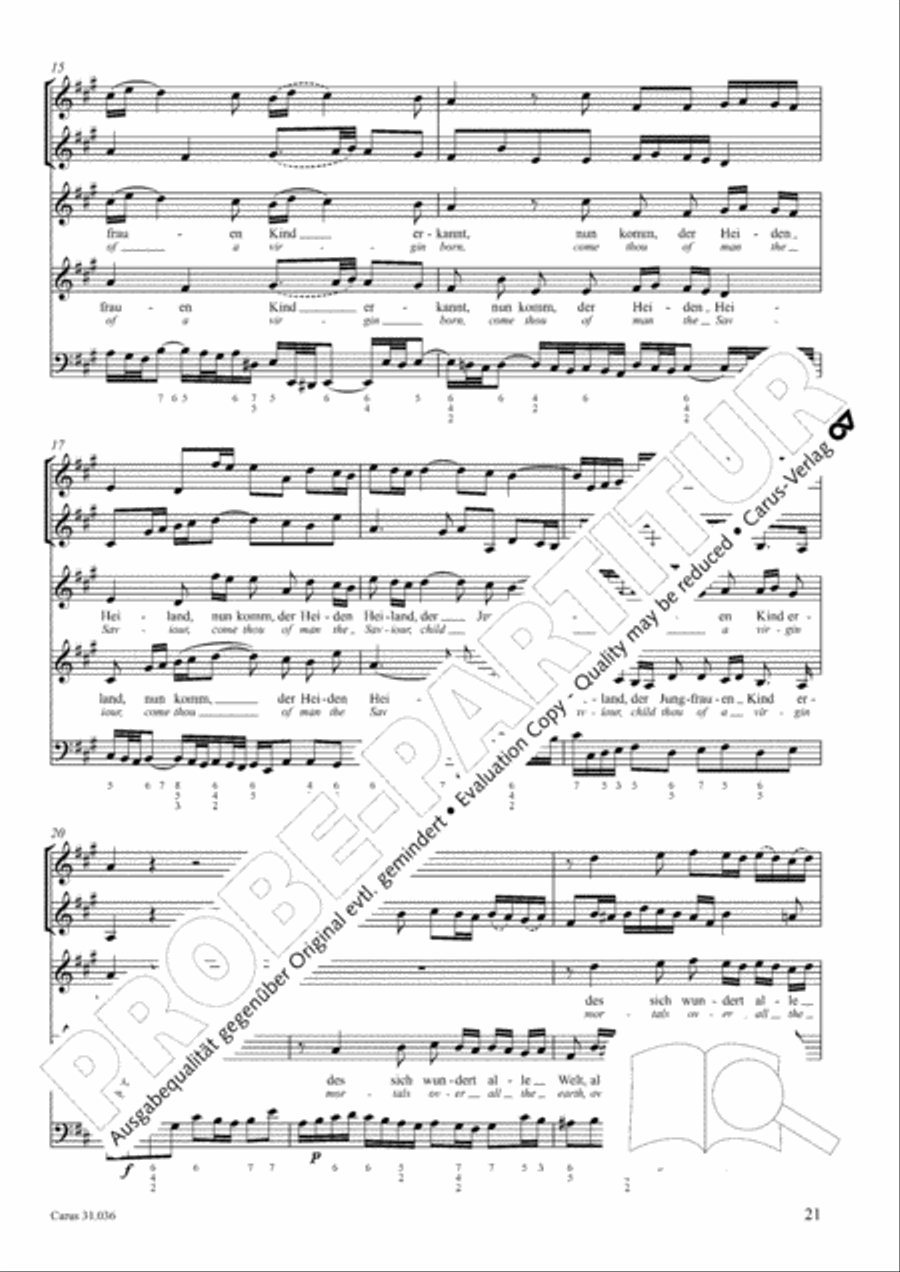 Up joyous raise your song (Schwingt freudig euch empor) 4-Part scores gallery preview page 22