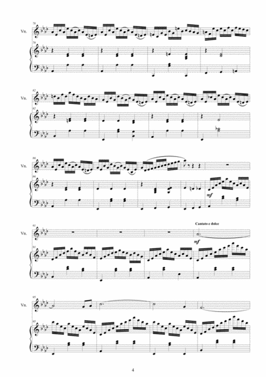 Cara - Two Violin Waltzes for Violin and Piano - Scores and Part image number null