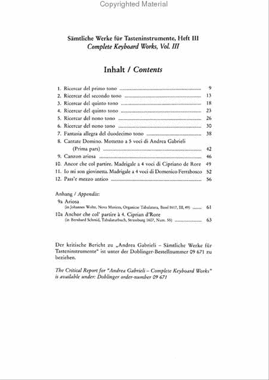 Samtliche Werke fur Tasteninstrumente Band 3 Organ scores gallery preview page 2