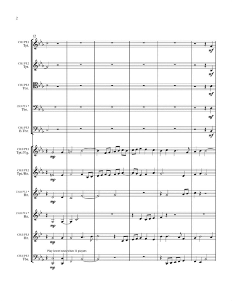 Spiritus Sanctus Spiritus Sanctus Brass Ensemble scores gallery preview page 3