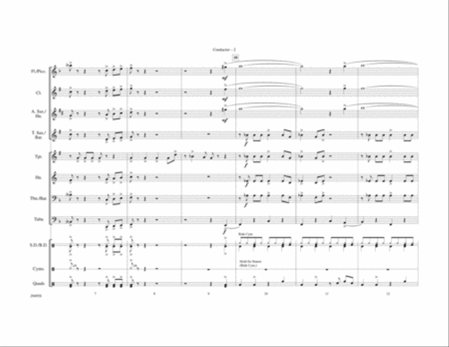 Great Balls of Fire Marching Band scores gallery preview page 3