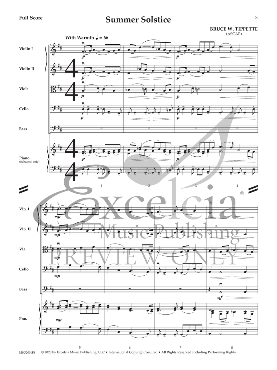 Summer Solstice String Orchestra scores gallery preview page 3