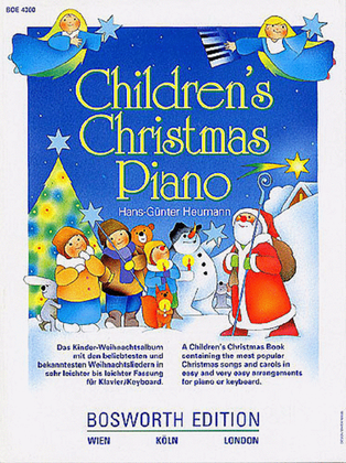 Book cover for Children's Christmas Piano