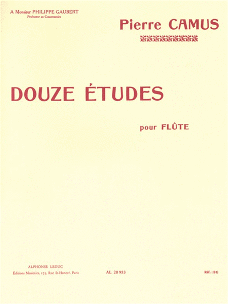 12 Etudes (flute Solo) Flute Solo scores gallery preview page 1